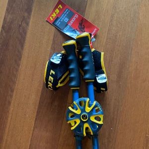 Brand New Leki spitfire 3D adjustable Ski Poles